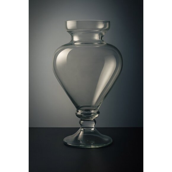 Apothecary Jar w/ Lid Antique LARGE Clear Glass 24" x 9.5" Drugstore Display EXC - Picture 6 of 16